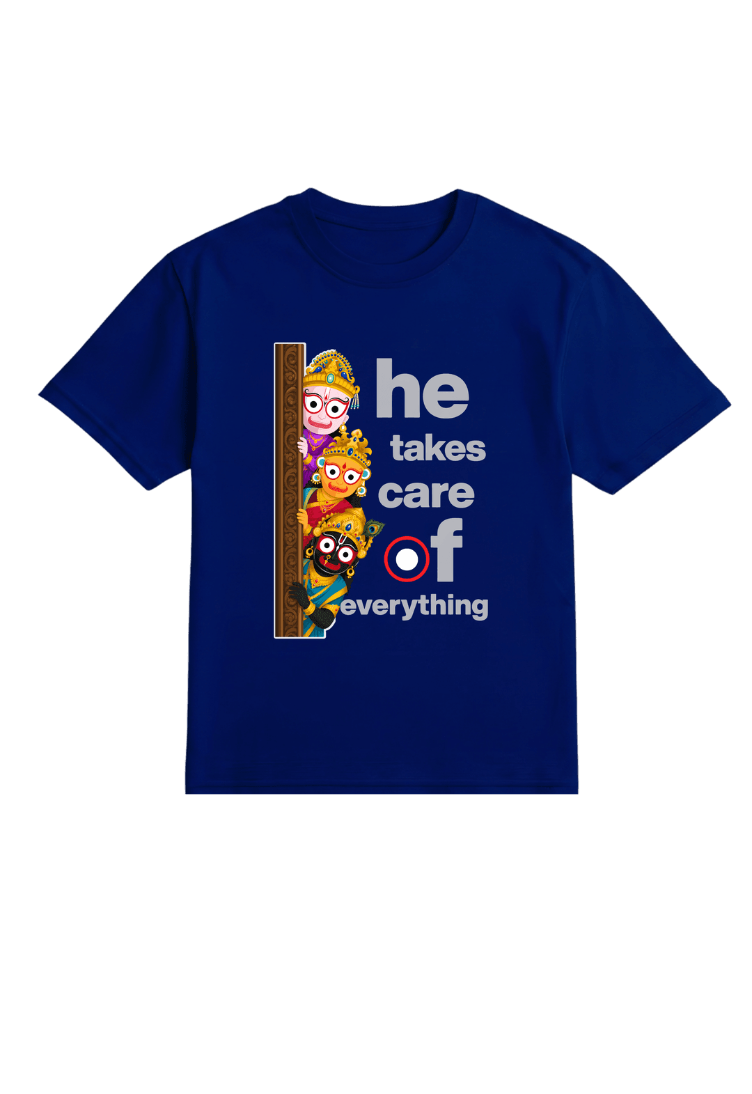 He Takes Care of Everything - 180 GSM Regularfit Cotton T-shirt  2