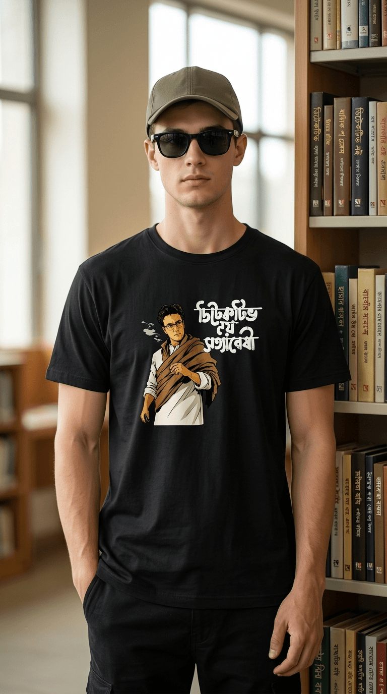 ডিটেক্টিভ নয় সত্যান্বেষী Best Premium Cotton T-shirt  0