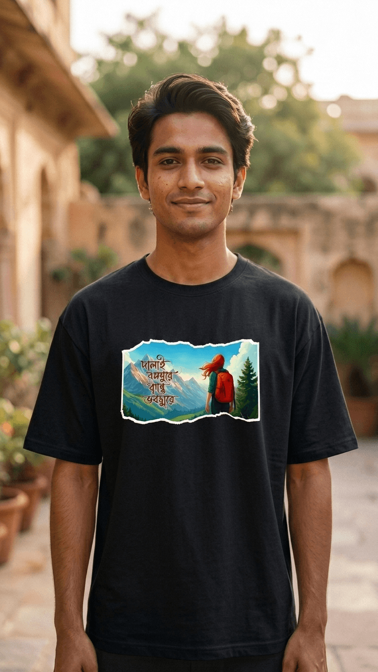 Bengali Travel Tshirt Oversize 1