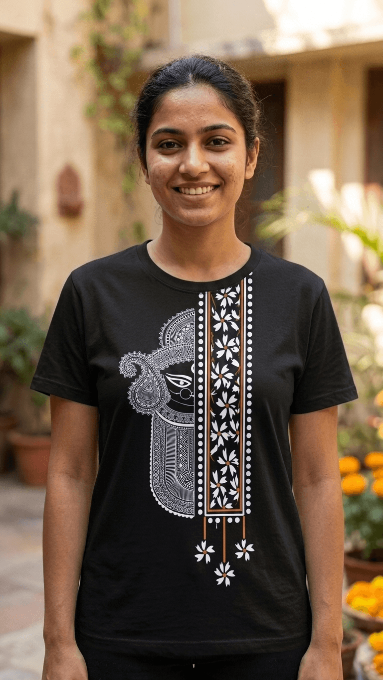 দুগগা ঠাকুর আর শিউলি
