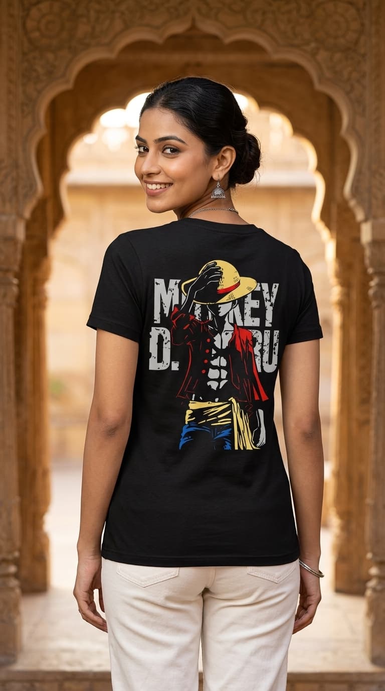Monkey D Luffy One Piece Streetwear Teees Regular fit 