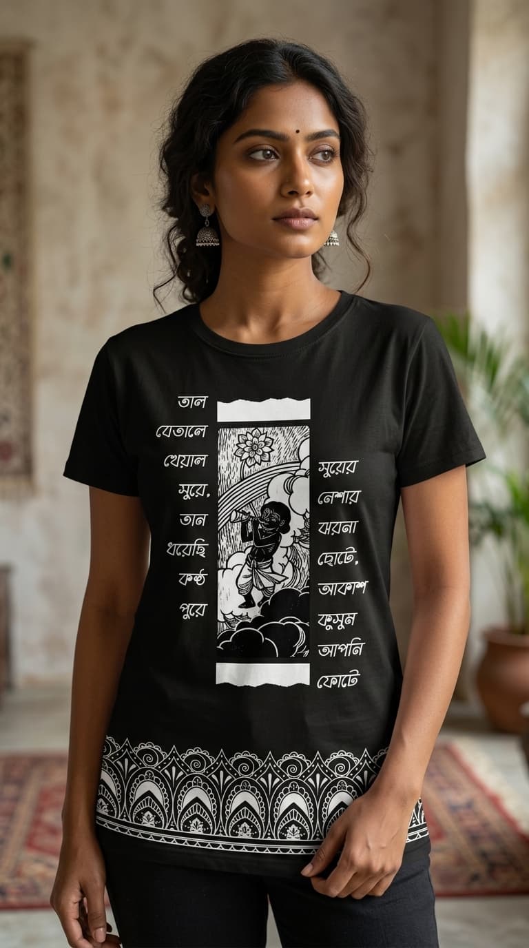 Abol Tabol Bangla Graphic T-Shirt  1