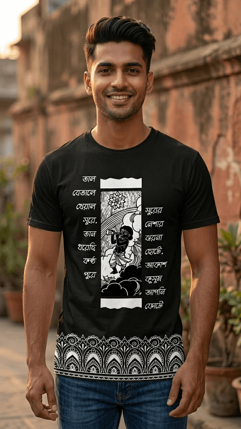 Abol Tabol Bangla Graphic T-Shirt  0