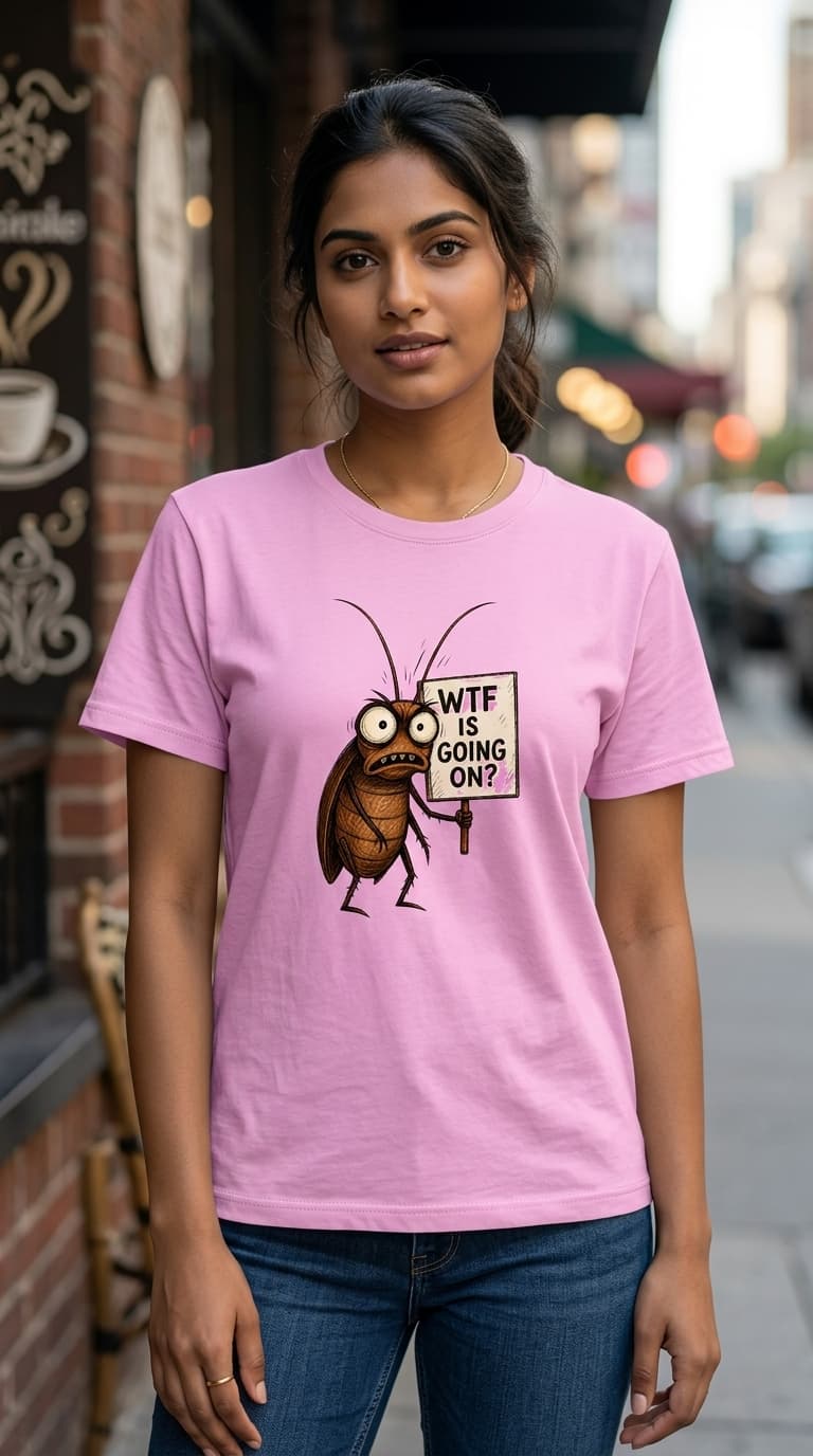 Cockroach Regular Fit T-Shirt - Premium Cotton Proud Cockroach Teees 0