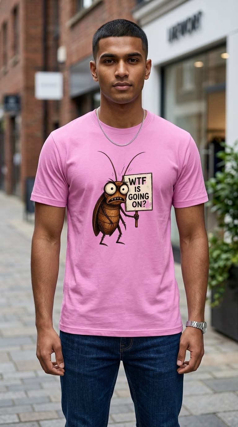 Cockroach Regular Fit T-Shirt - Premium Cotton Proud Cockroach Teees 1