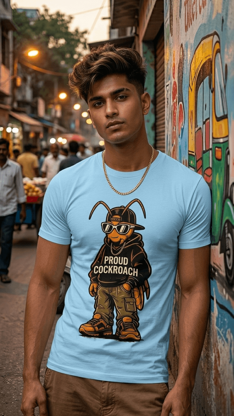 Proud Cockroach  T-Shirt  - Regular fit Premium Cotton Teees 1